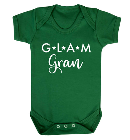 Glam Gran Baby Vest green 18-24 months