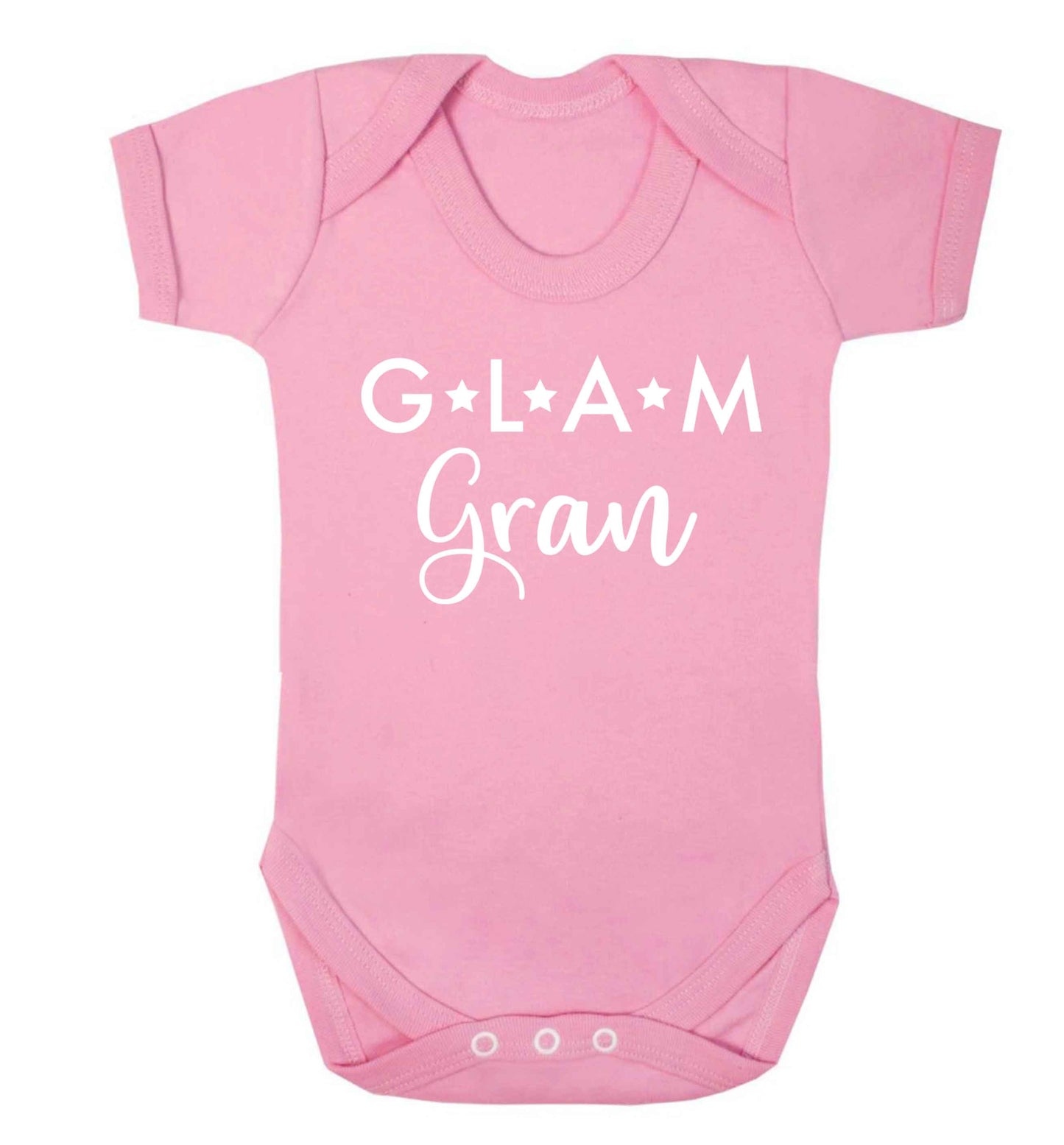 Glam Gran Baby Vest pale pink 18-24 months