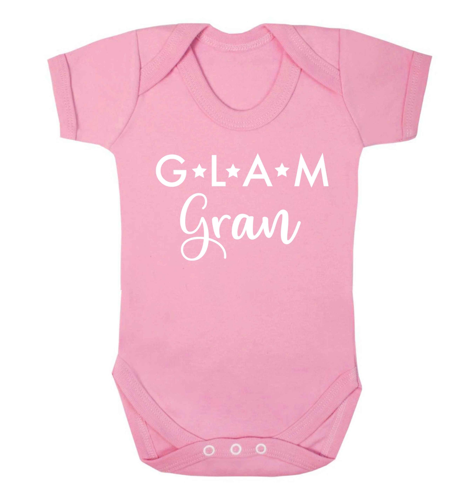 Glam Gran Baby Vest pale pink 18-24 months