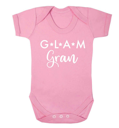 Glam Gran Baby Vest pale pink 18-24 months