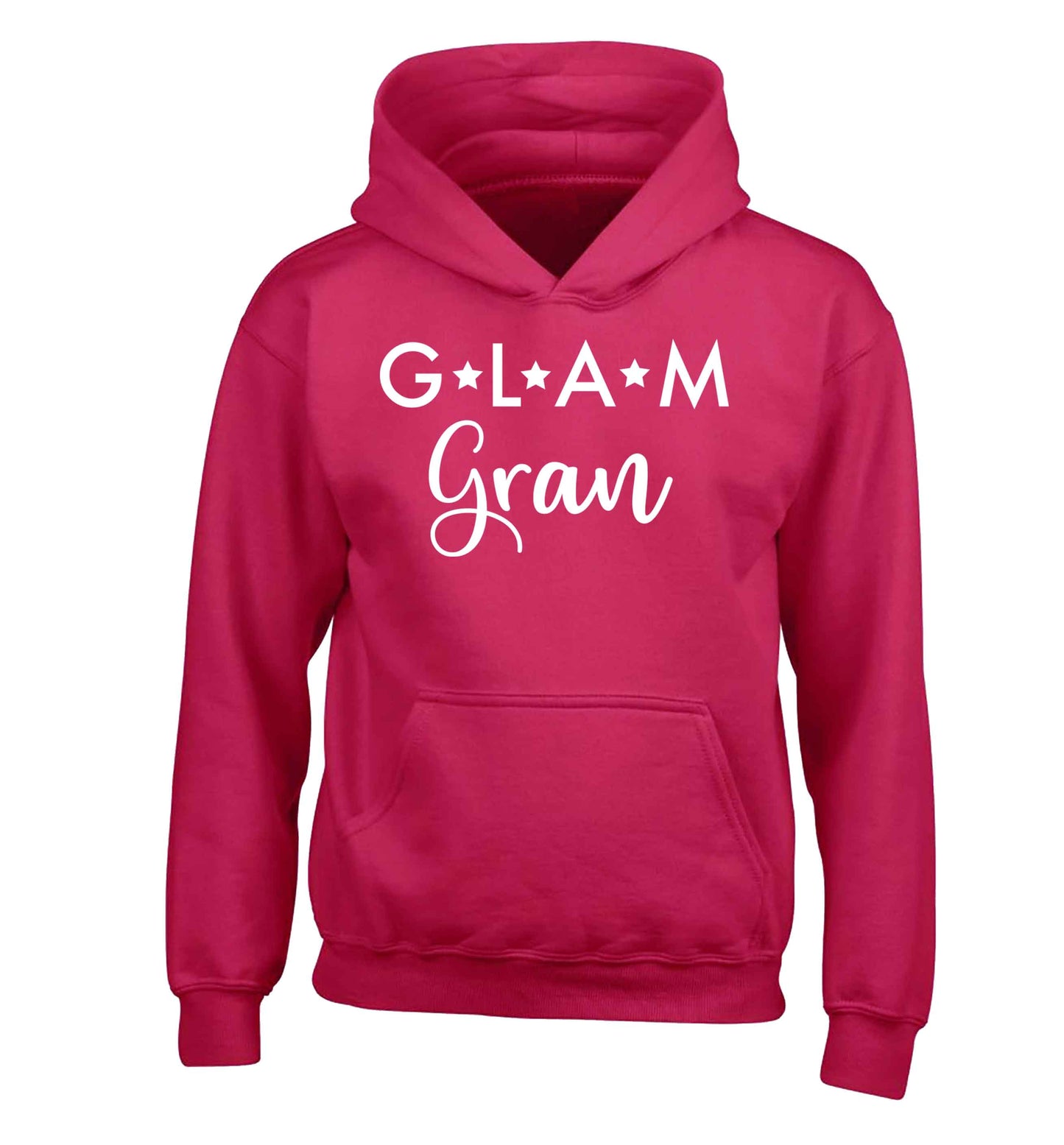Glam Gran children's pink hoodie 12-13 Years