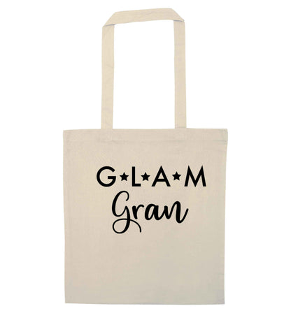 Glam Gran natural tote bag