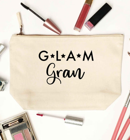 Glam Gran natural makeup bag