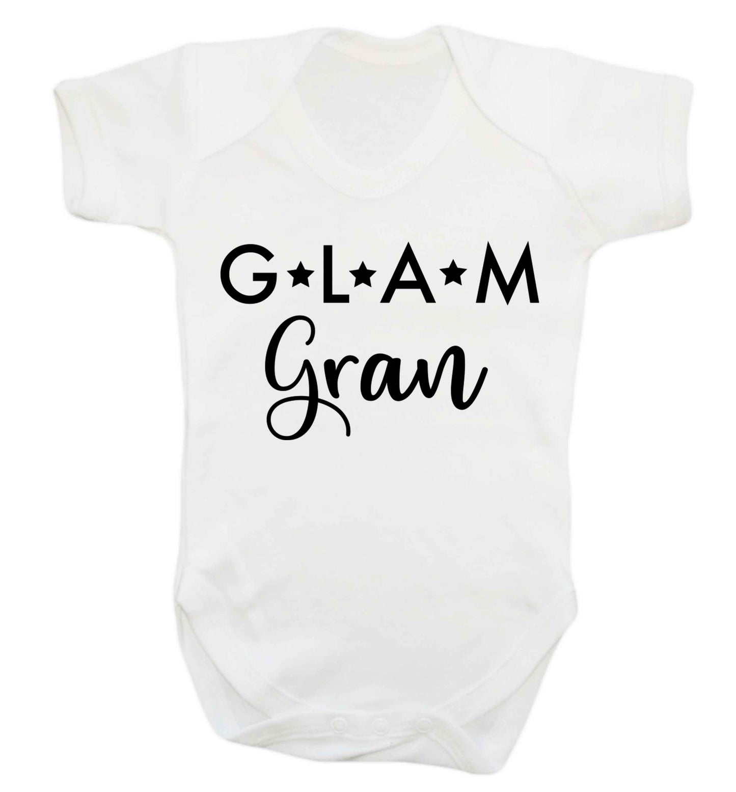 Glam Gran Baby Vest white 18-24 months