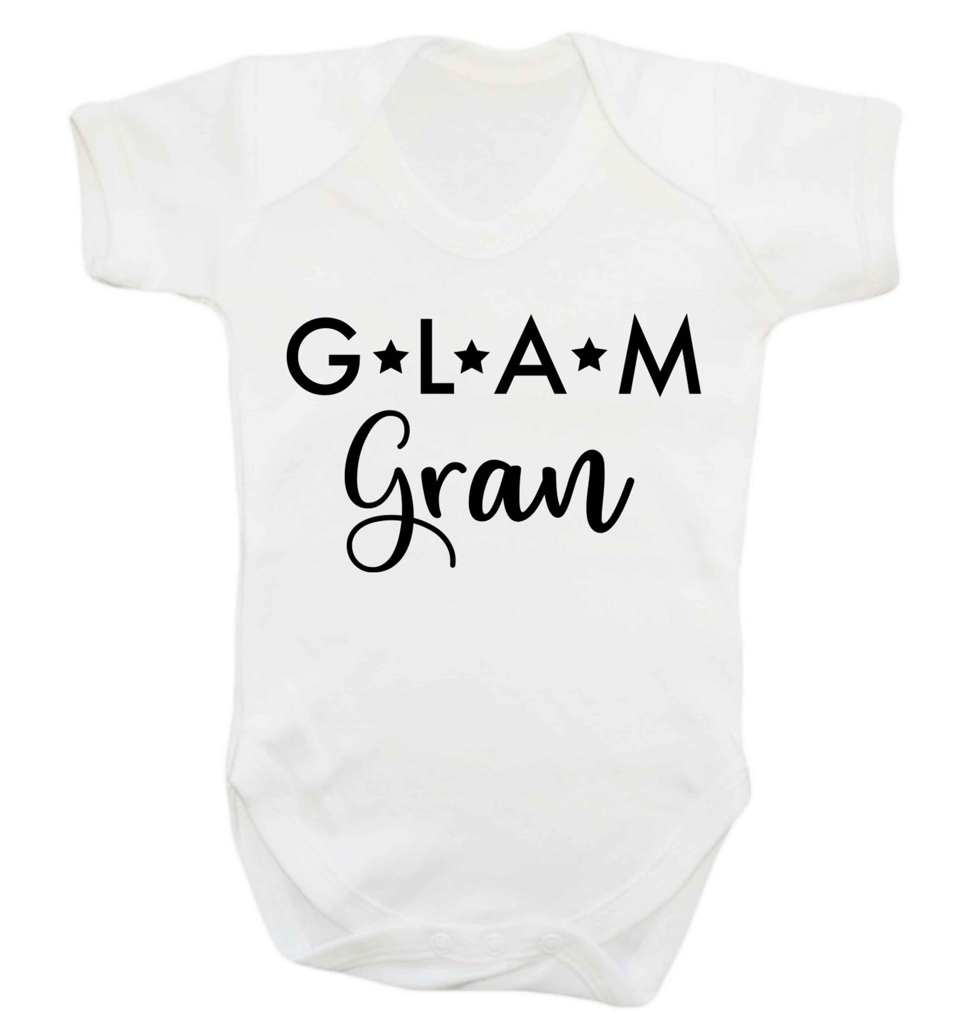 Glam Gran Baby Vest white 18-24 months