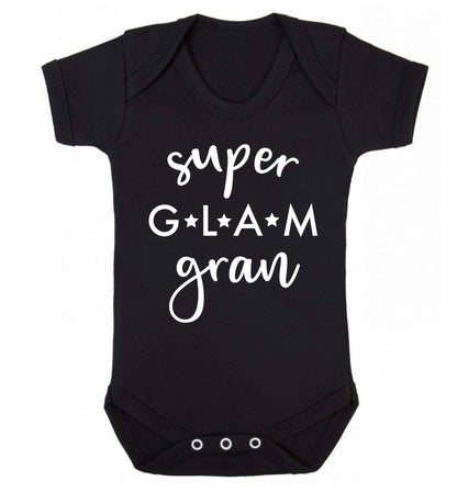 Super glam gran Baby Vest black 18-24 months