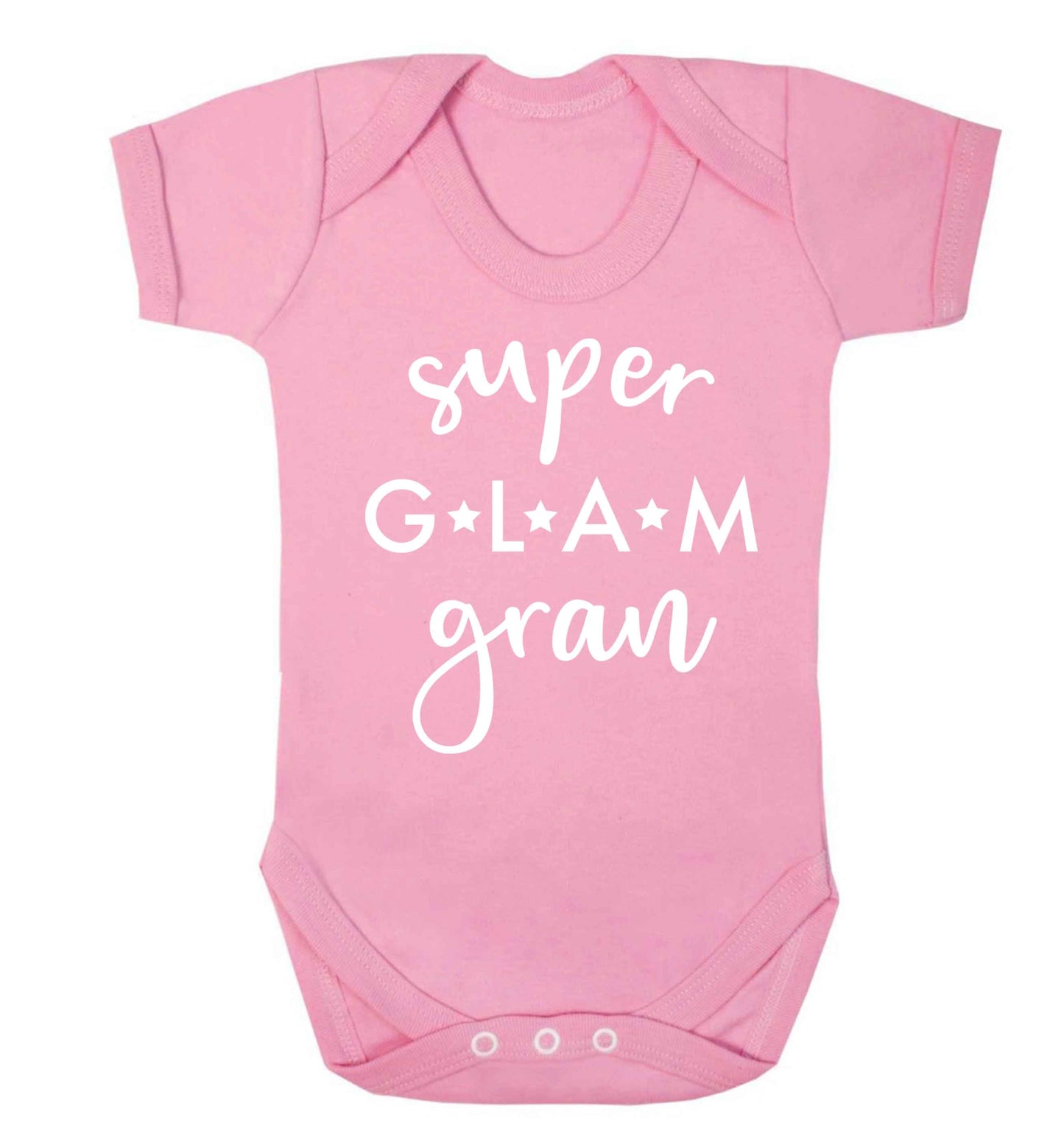 Super glam gran Baby Vest pale pink 18-24 months