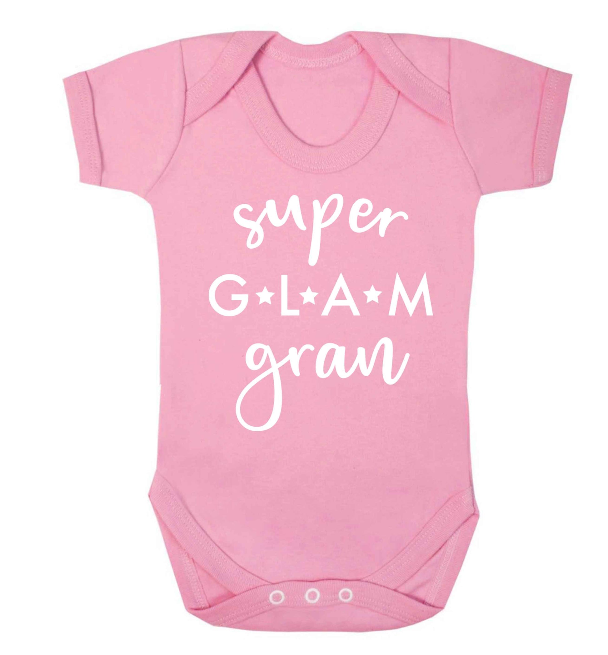 Super glam gran Baby Vest pale pink 18-24 months