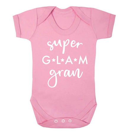 Super glam gran Baby Vest pale pink 18-24 months
