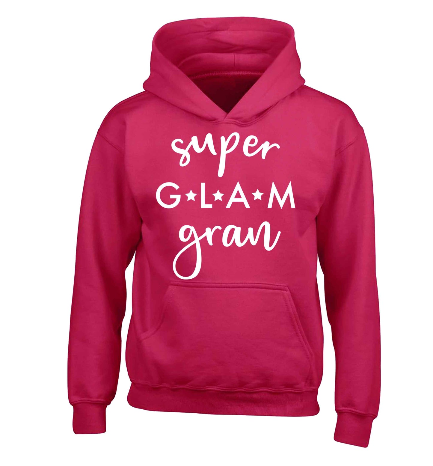 Super glam gran children's pink hoodie 12-13 Years