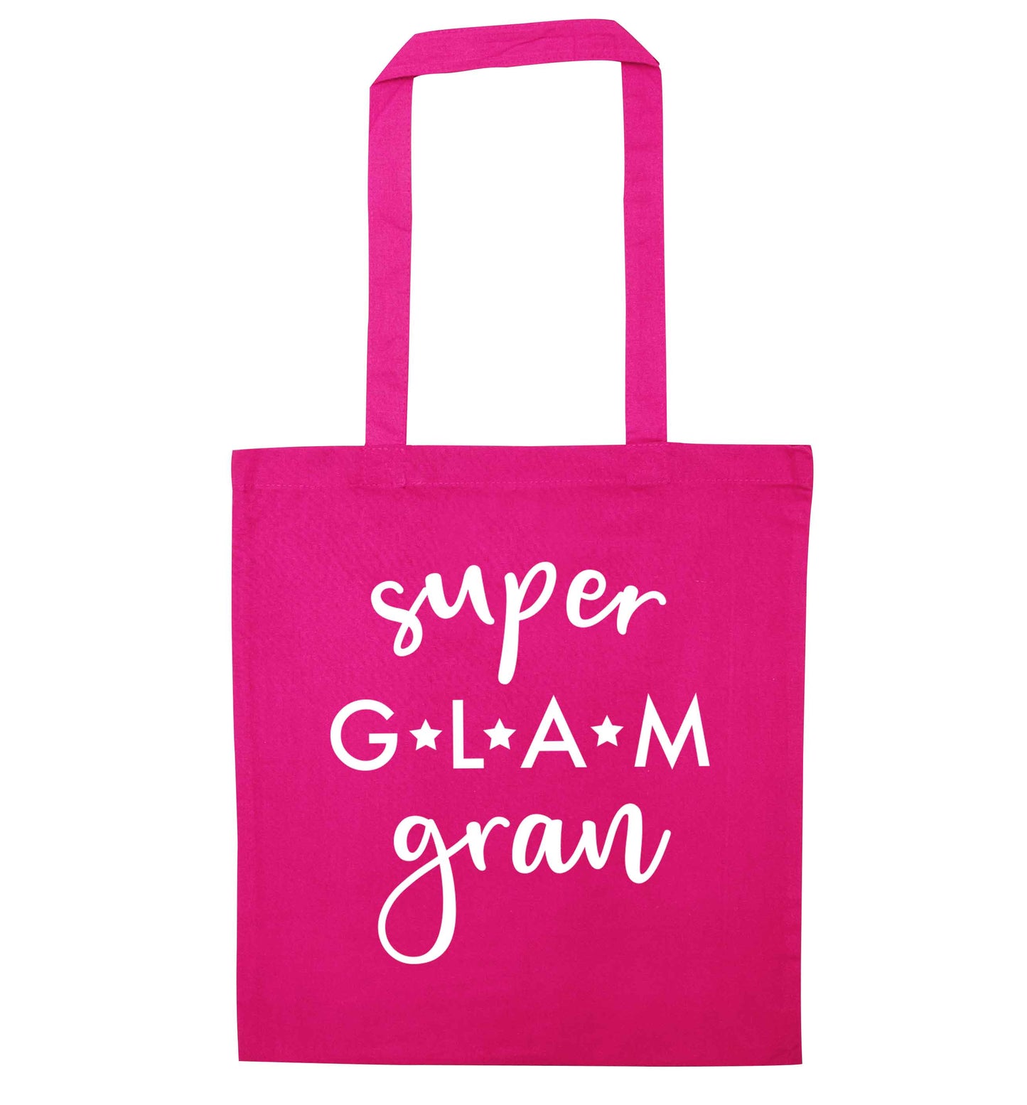 Super glam gran pink tote bag