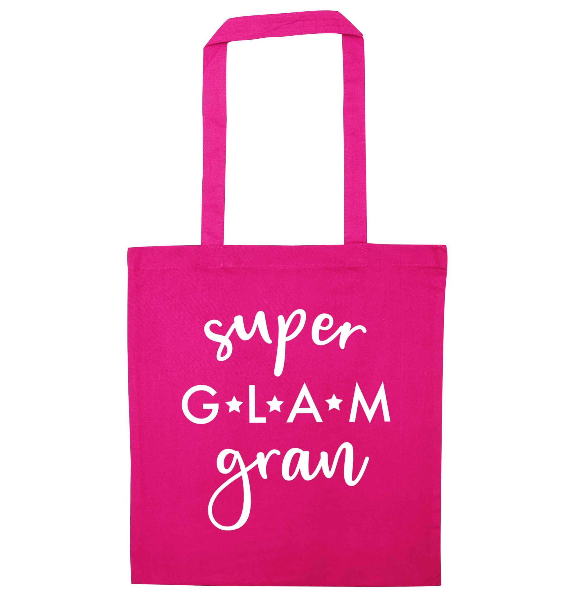 Super glam gran pink tote bag