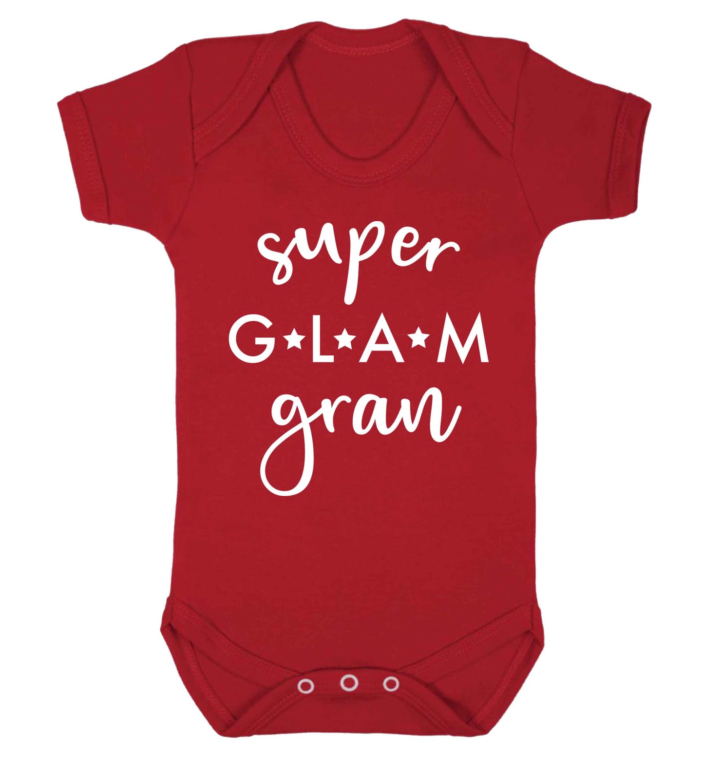 Super glam gran Baby Vest red 18-24 months