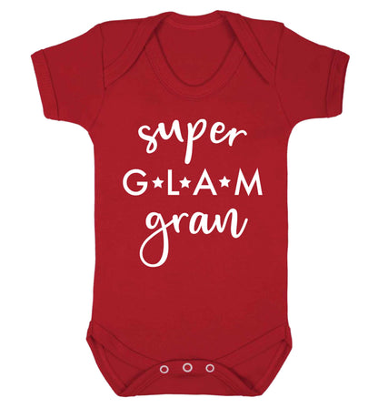Super glam gran Baby Vest red 18-24 months