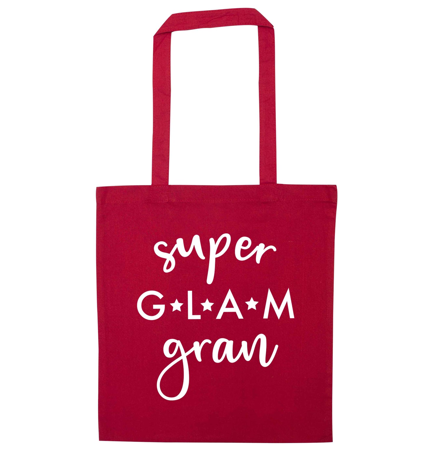 Super glam gran red tote bag