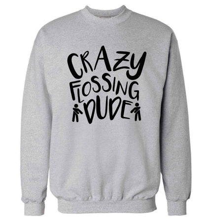 Crazy flossing dude Adult's unisex grey Sweater 2XL