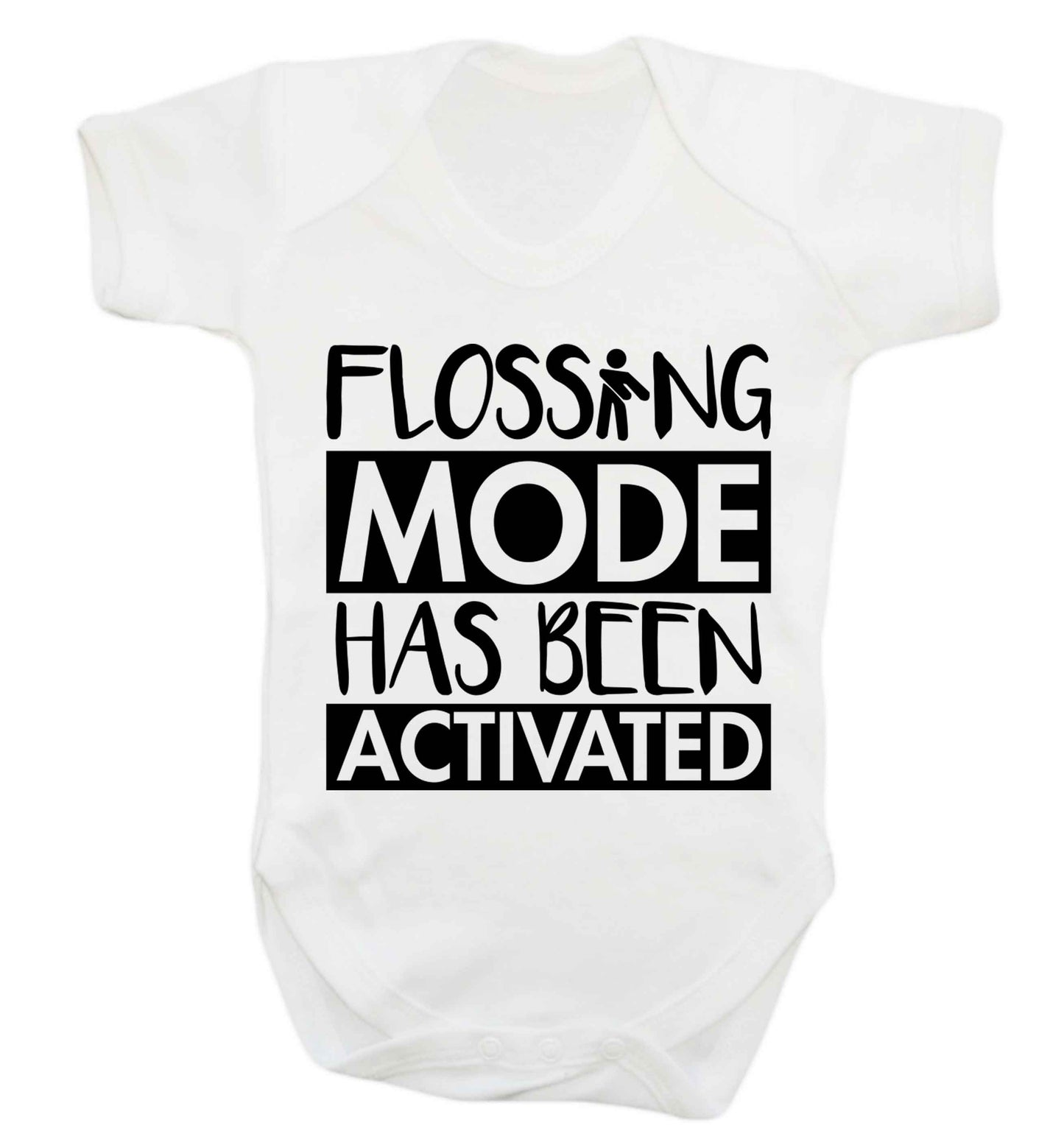 Flossing mode has been activated Baby Vest white 18-24 months