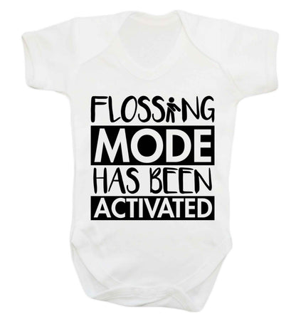 Flossing mode has been activated Baby Vest white 18-24 months
