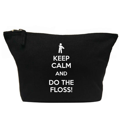 Keep calm and floss on | makeup / wash bag