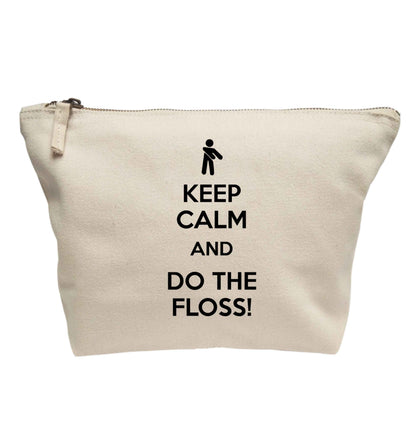 Keep calm and floss on | makeup / wash bag