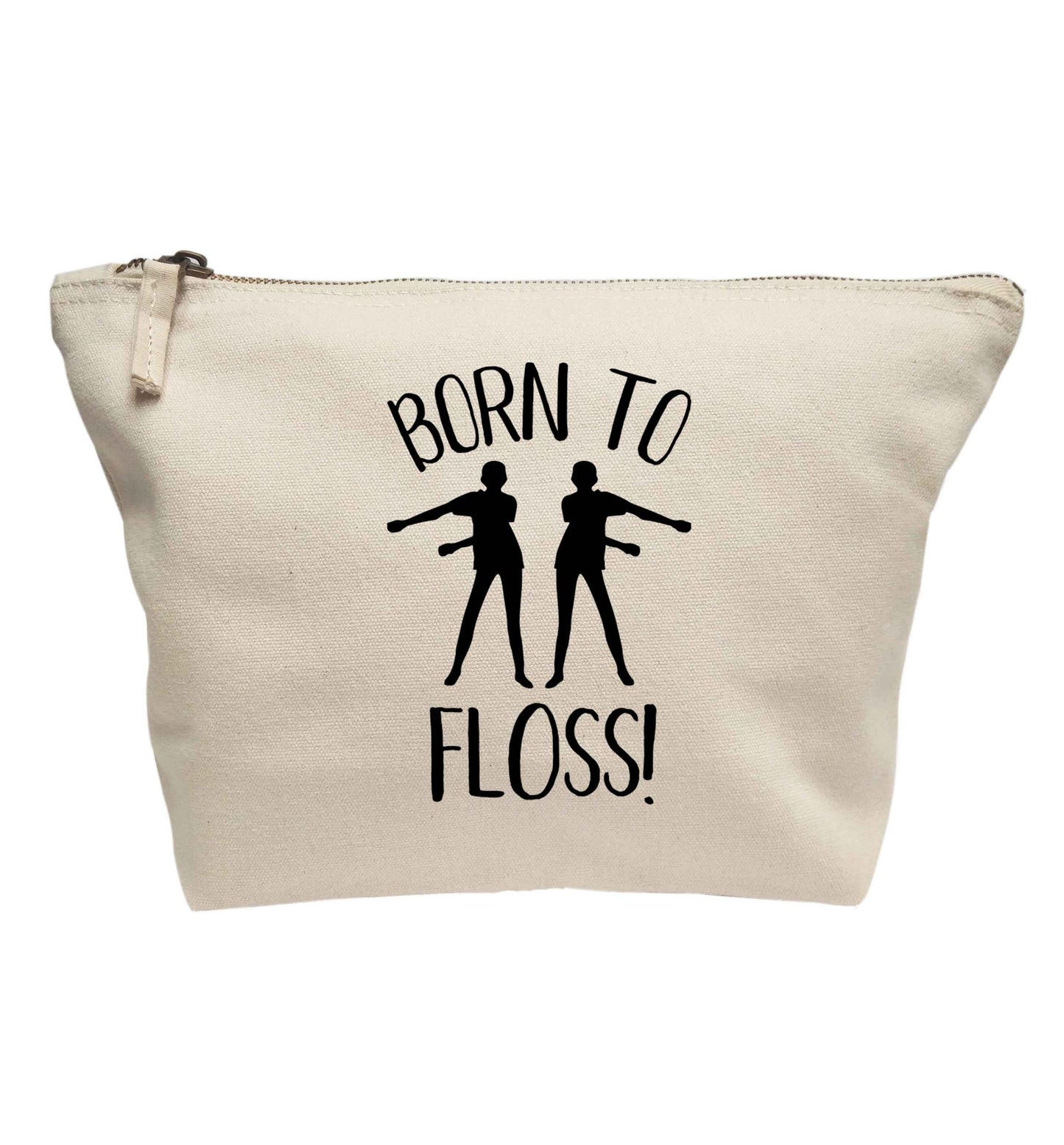 Born to floss | makeup / wash bag