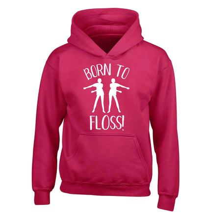 Born to floss children's pink hoodie 12-13 Years