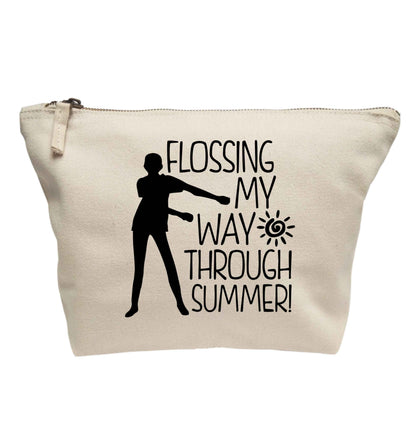 Flossing my way through summer | makeup / wash bag