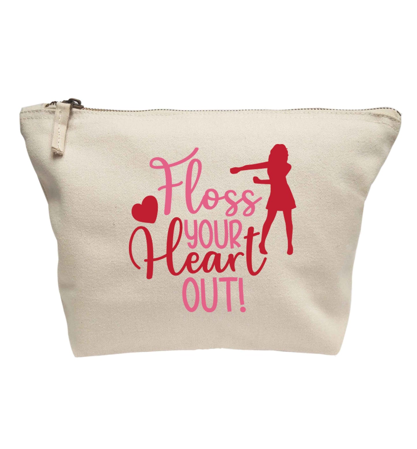 Floss your heart out | makeup / wash bag