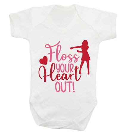 Floss your heart out Baby Vest white 18-24 months