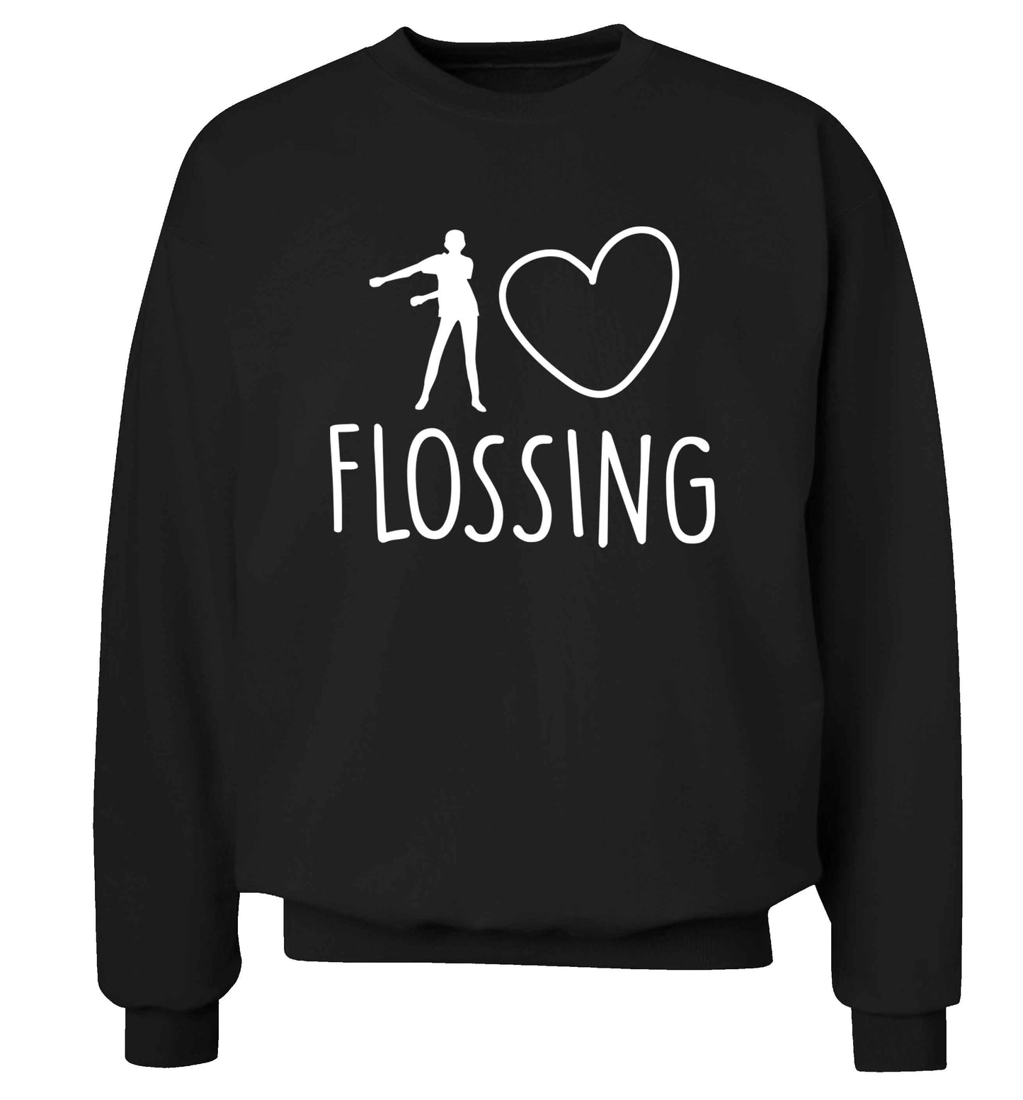 I love flossing Adult's unisex black Sweater 2XL