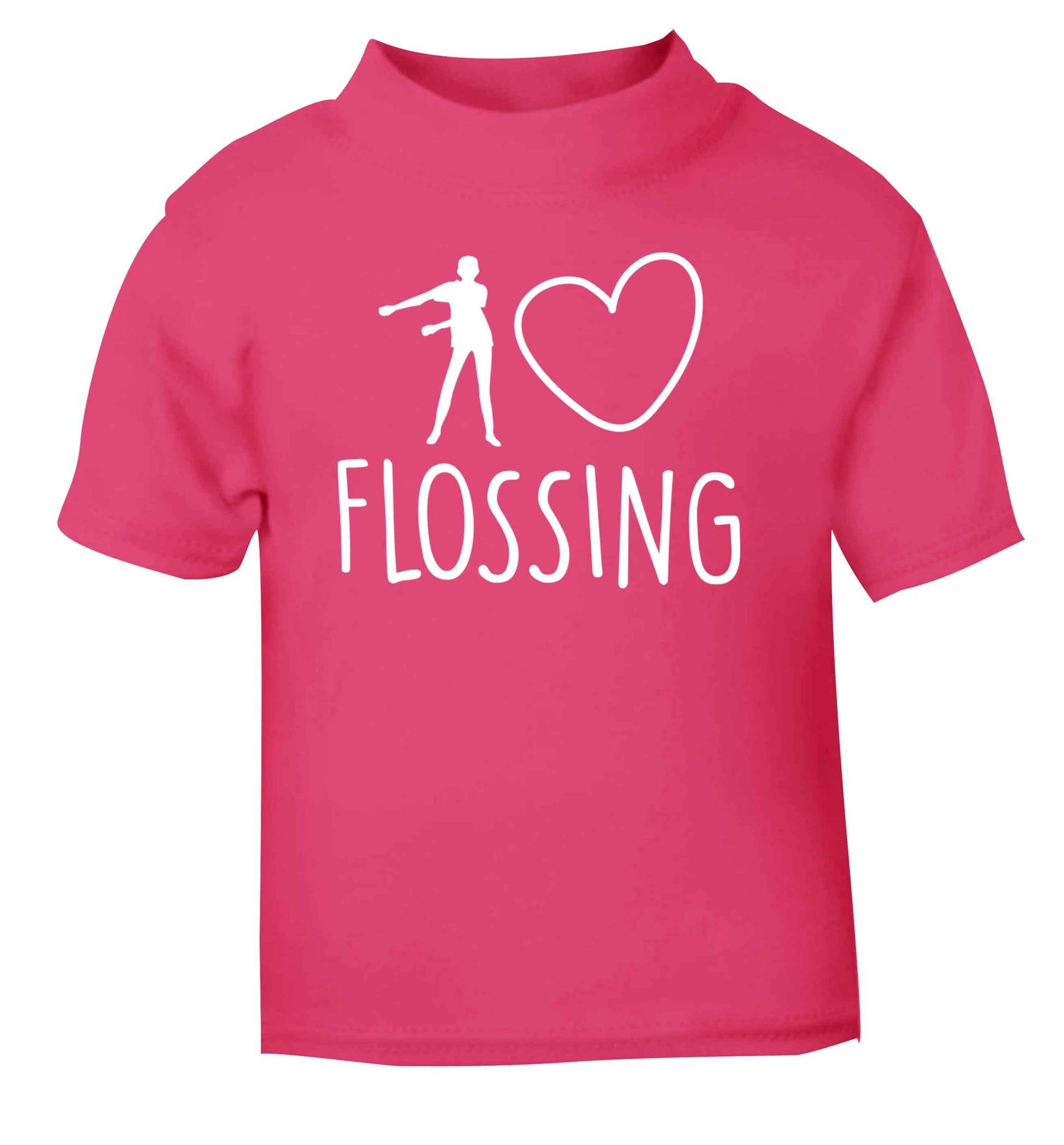 I love flossing pink Baby Toddler Tshirt 2 Years