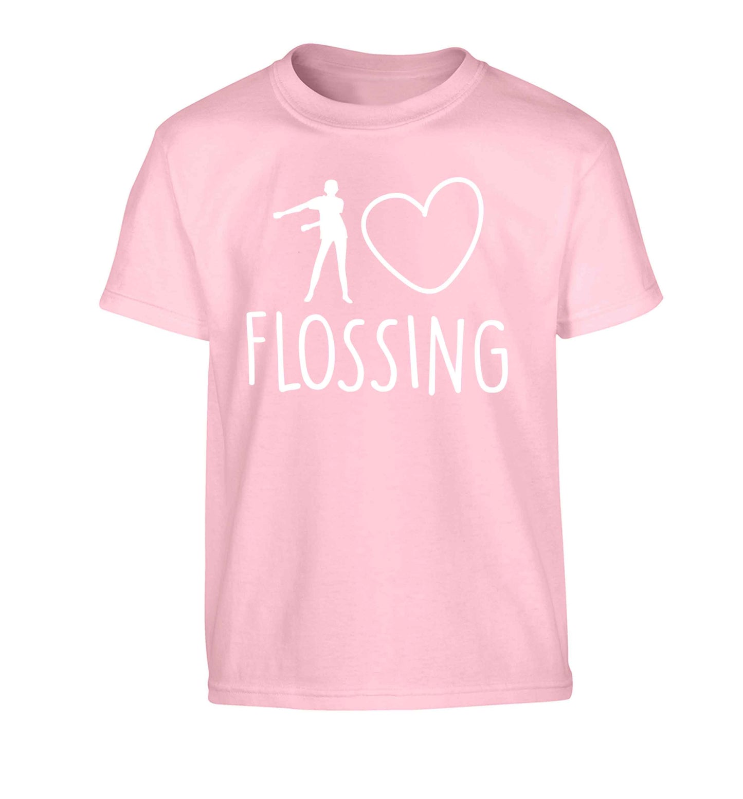 I love flossing Children's light pink Tshirt 12-13 Years