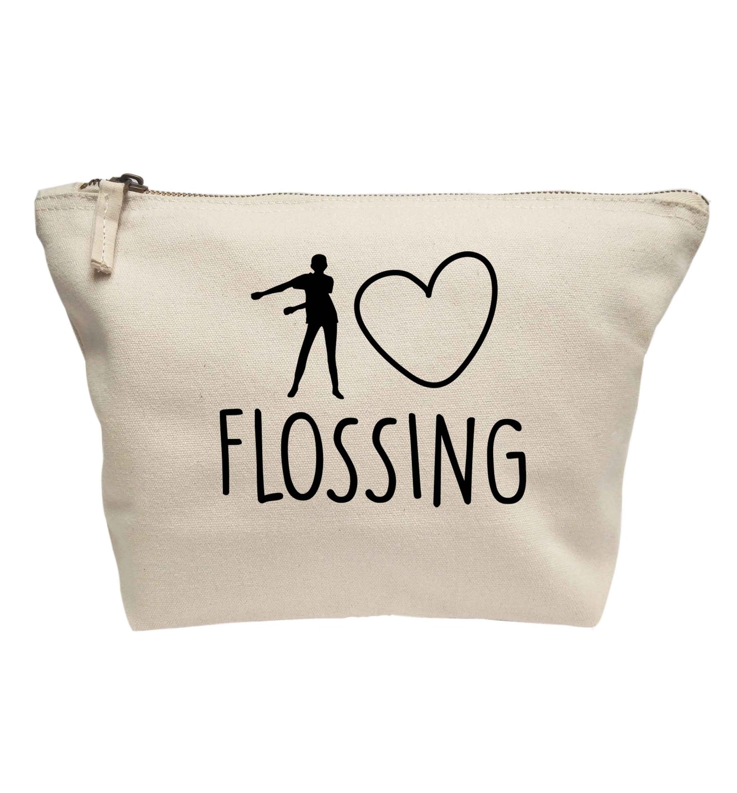 I love flossing | makeup / wash bag