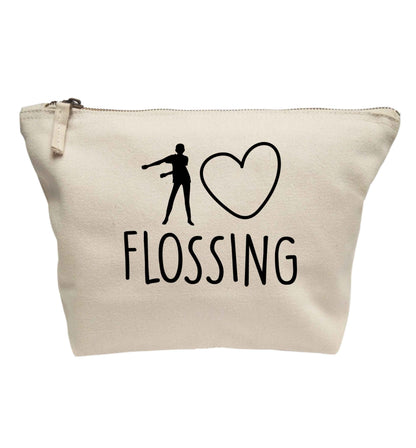 I love flossing | makeup / wash bag