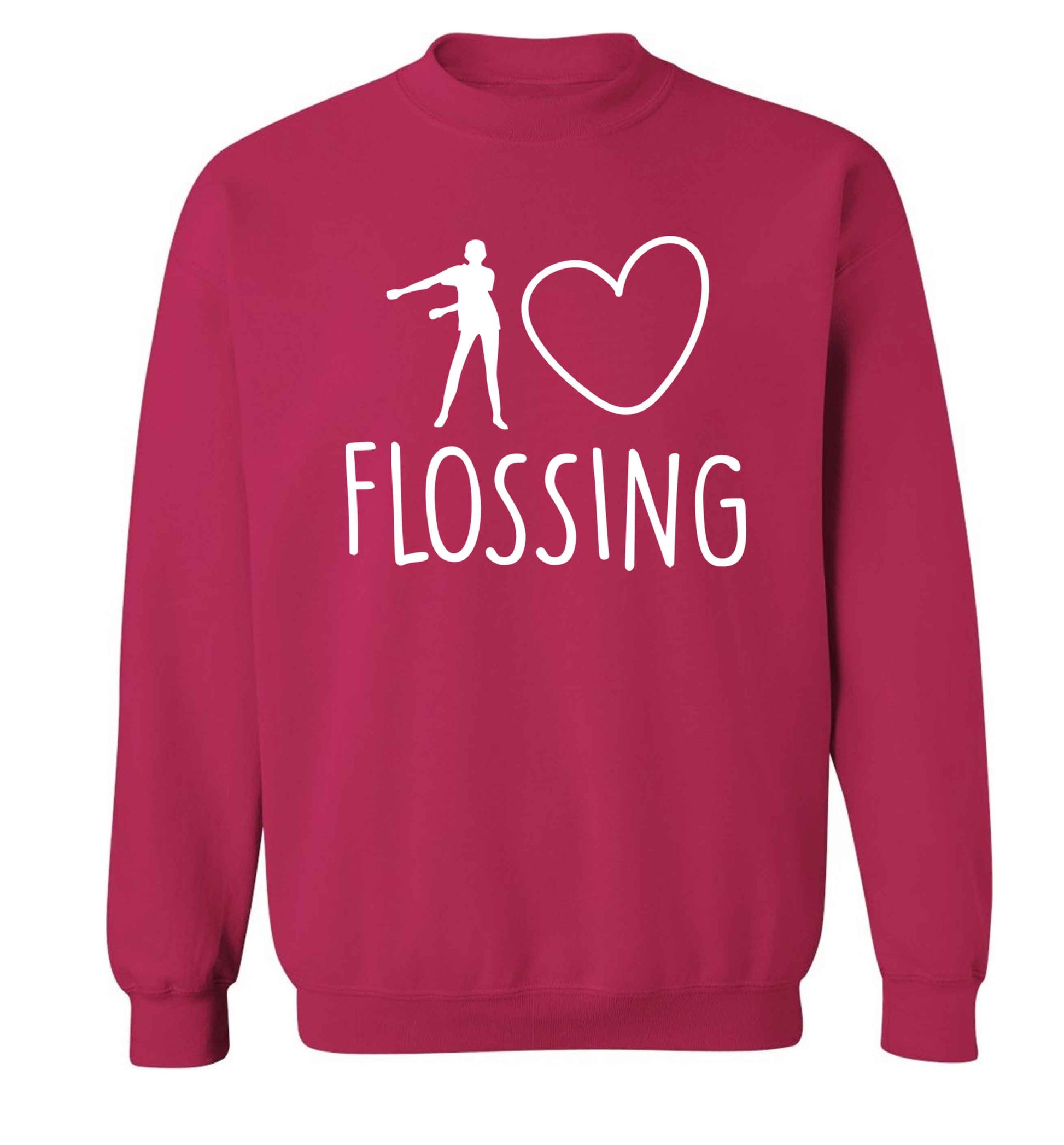 I love flossing Adult's unisex pink Sweater 2XL