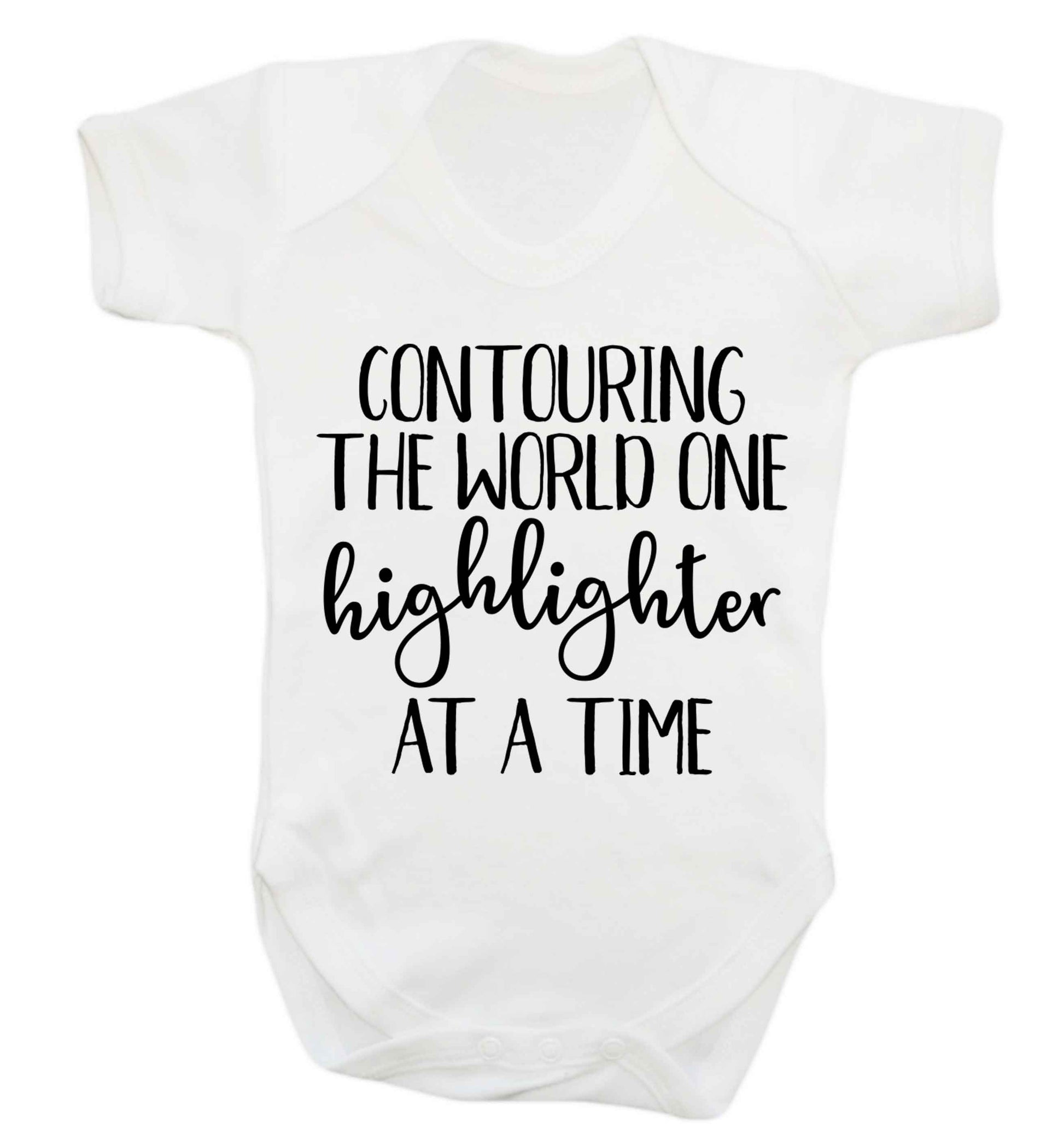 Contouring the world one highlighter and a time Baby Vest white 18-24 months