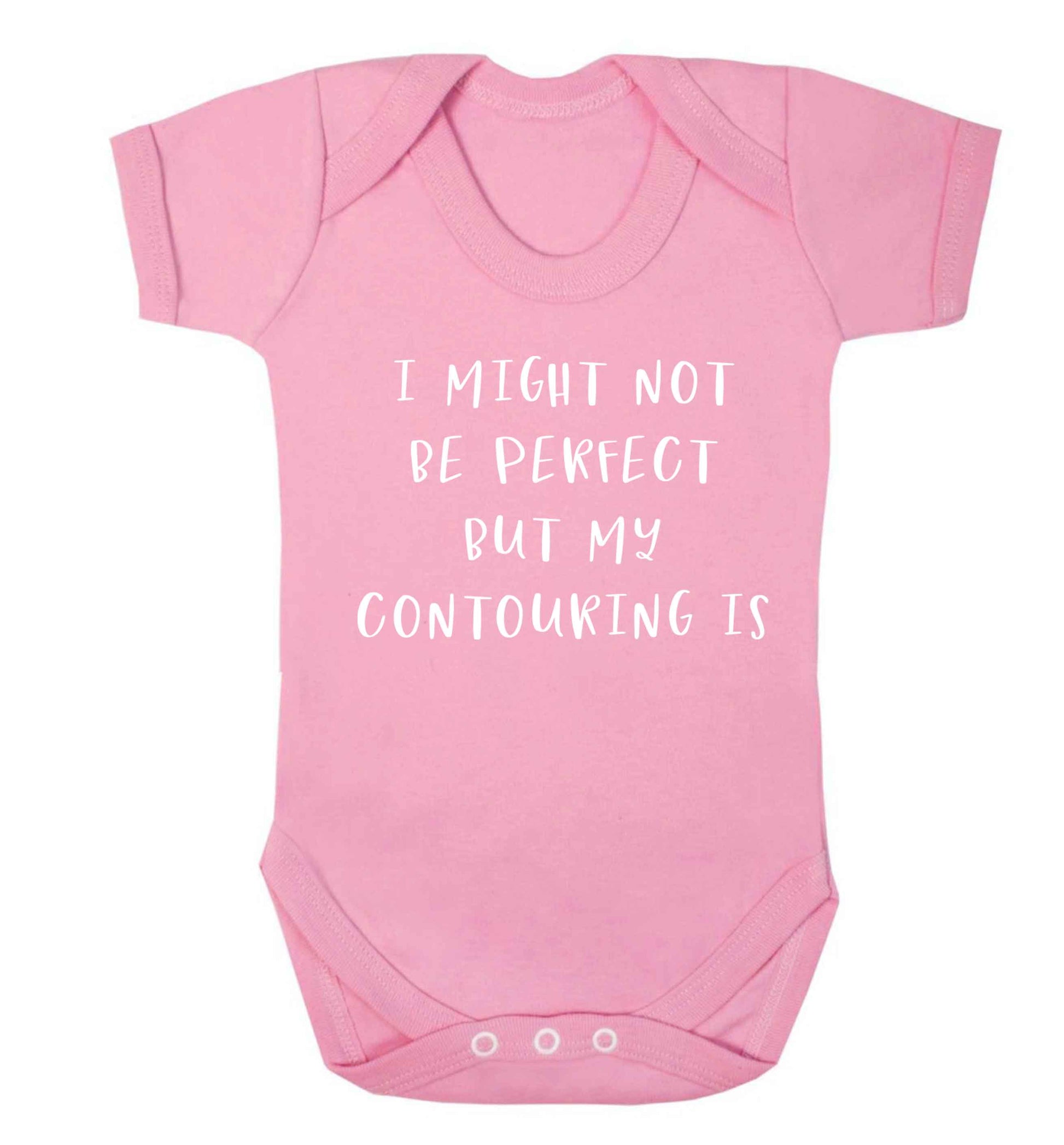I might not be perfect but my contouring is Baby Vest pale pink 18-24 months