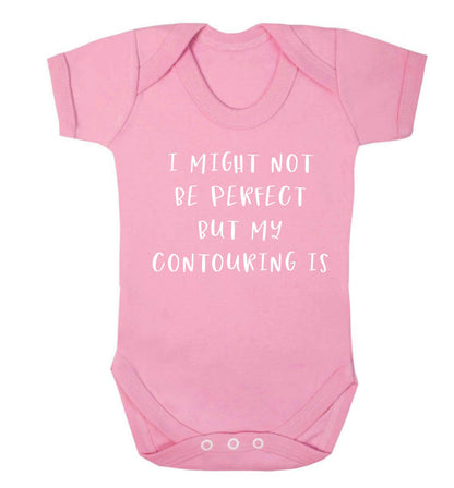 I might not be perfect but my contouring is Baby Vest pale pink 18-24 months