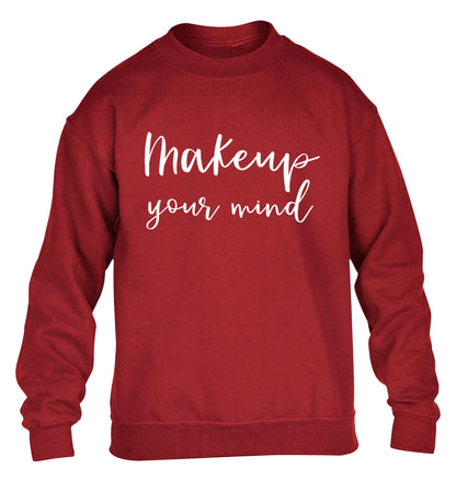 Makeup your mind children's grey sweater 12-13 Years