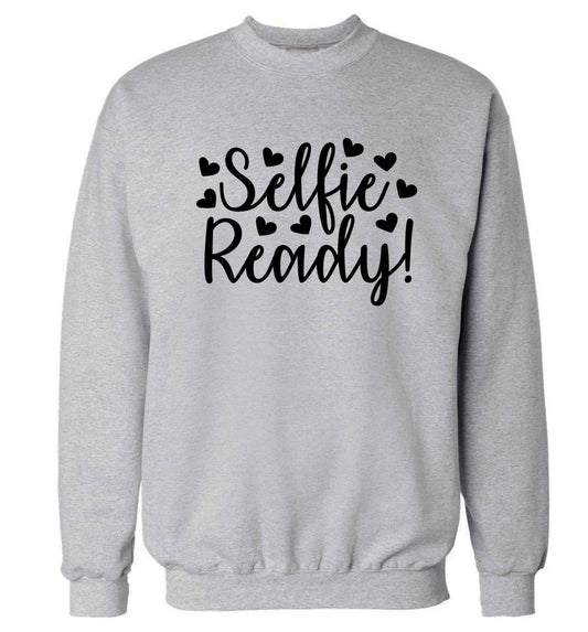 Selfie ready Adult's unisex grey Sweater 2XL
