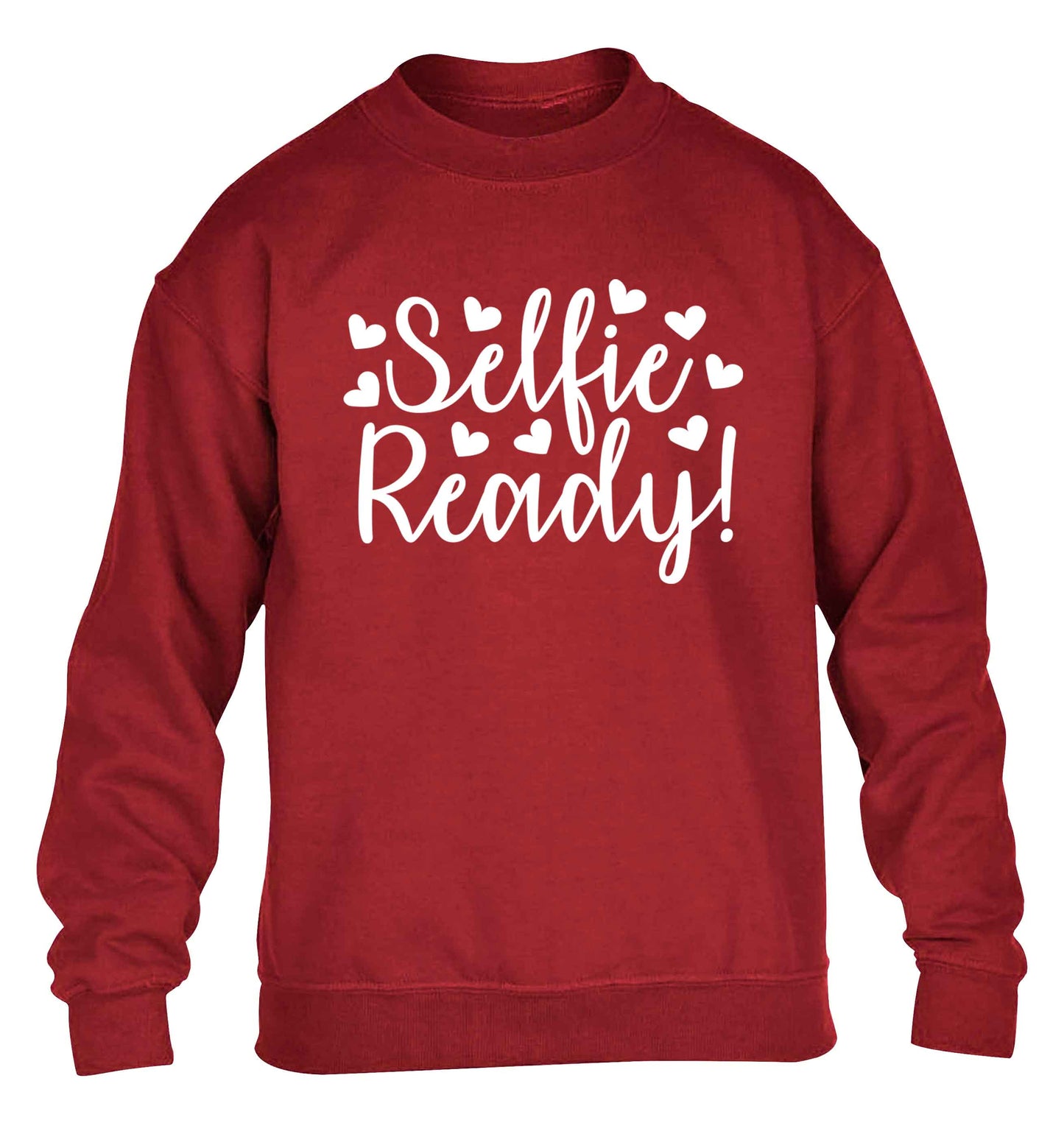 Selfie ready children's grey sweater 12-13 Years