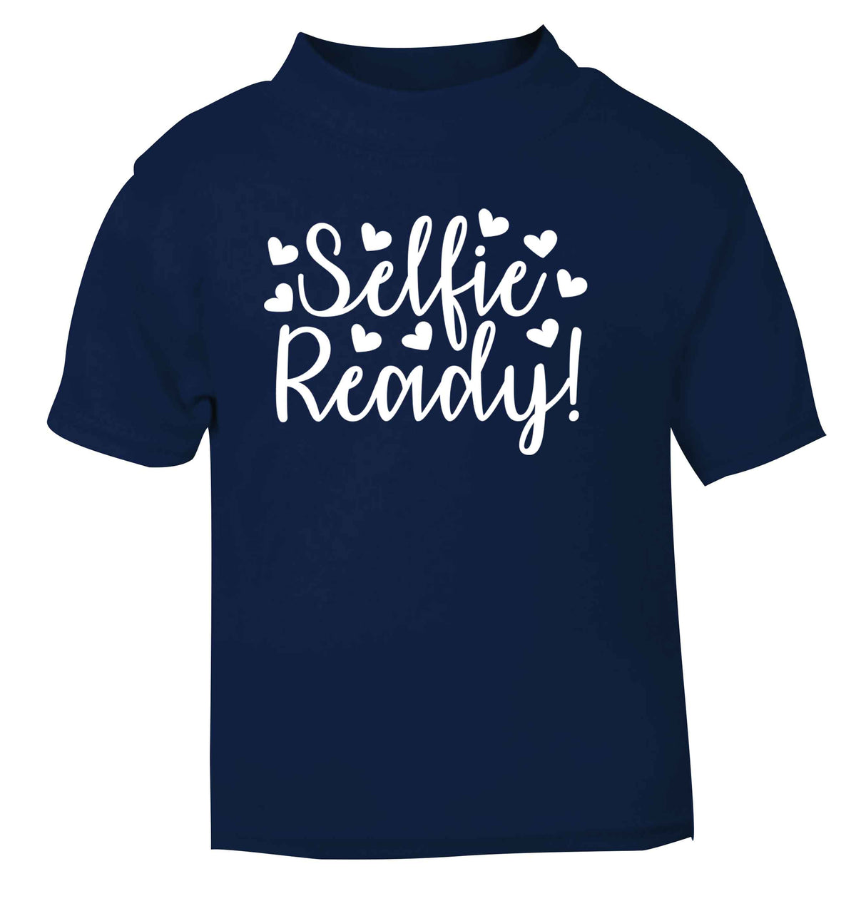 Selfie ready navy Baby Toddler Tshirt 2 Years