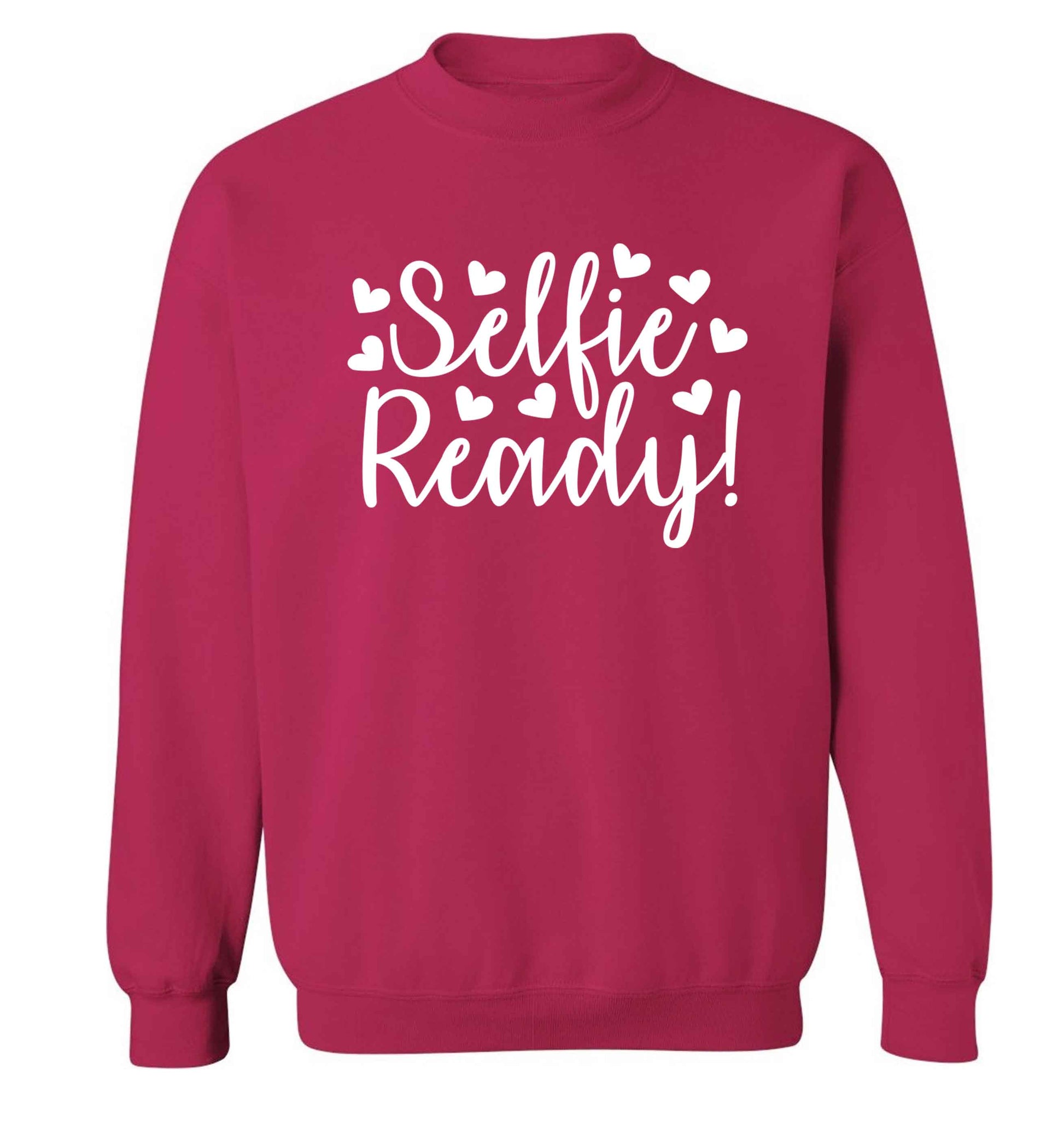 Selfie ready Adult's unisex pink Sweater 2XL