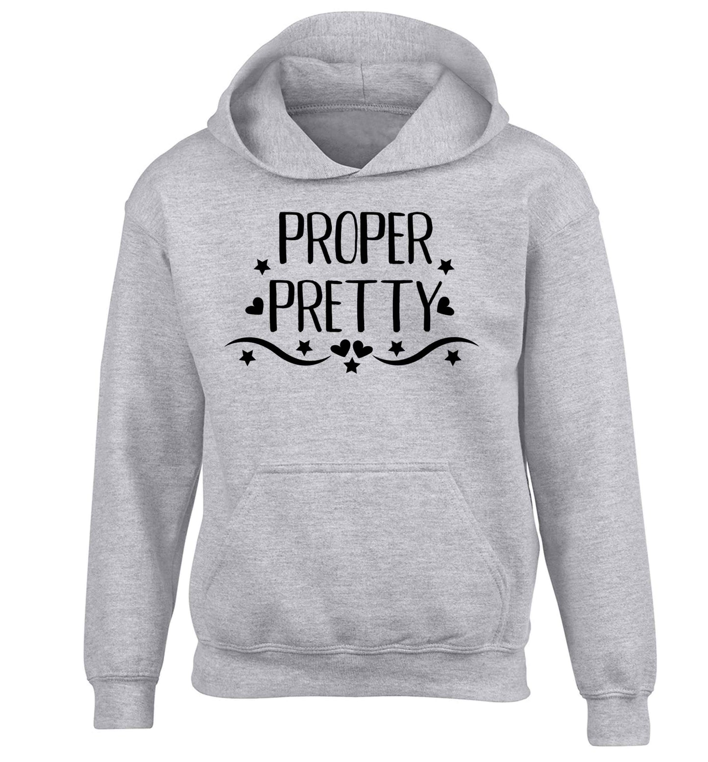 Proper pretty children's grey hoodie 12-13 Years