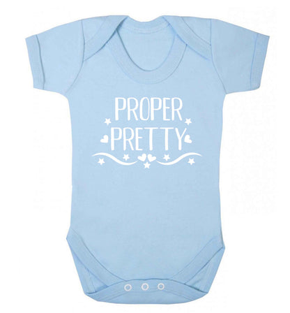 Proper pretty Baby Vest pale blue 18-24 months