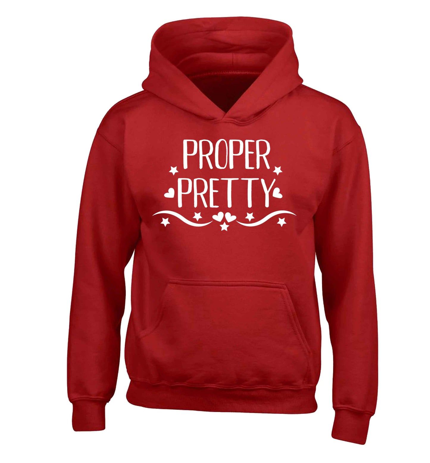 Proper pretty children's red hoodie 12-13 Years