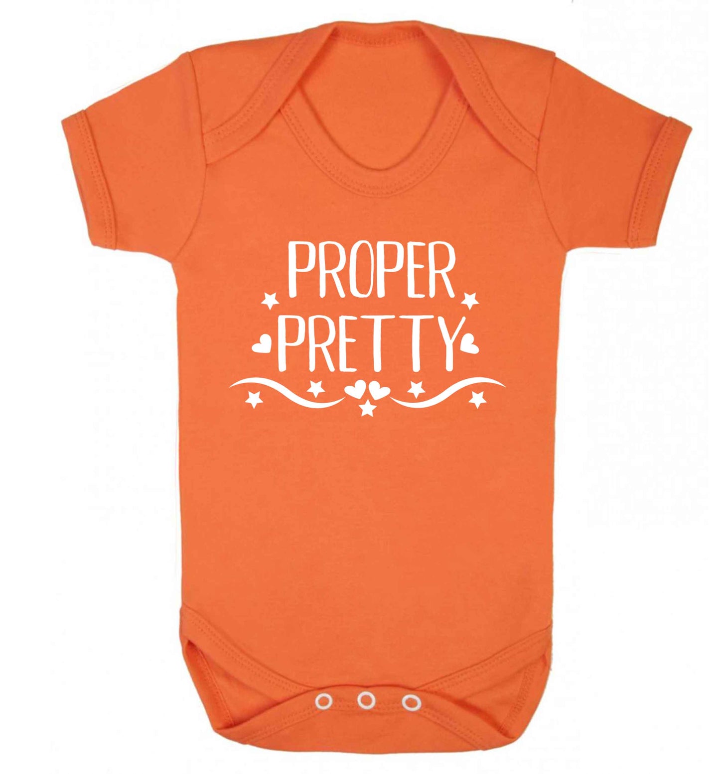 Proper pretty Baby Vest orange 18-24 months