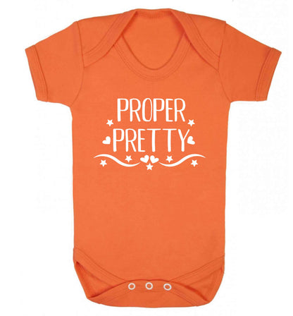 Proper pretty Baby Vest orange 18-24 months