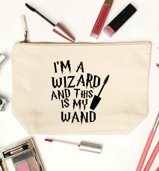 I'm a wizard and this is my wand natural makeup bag
