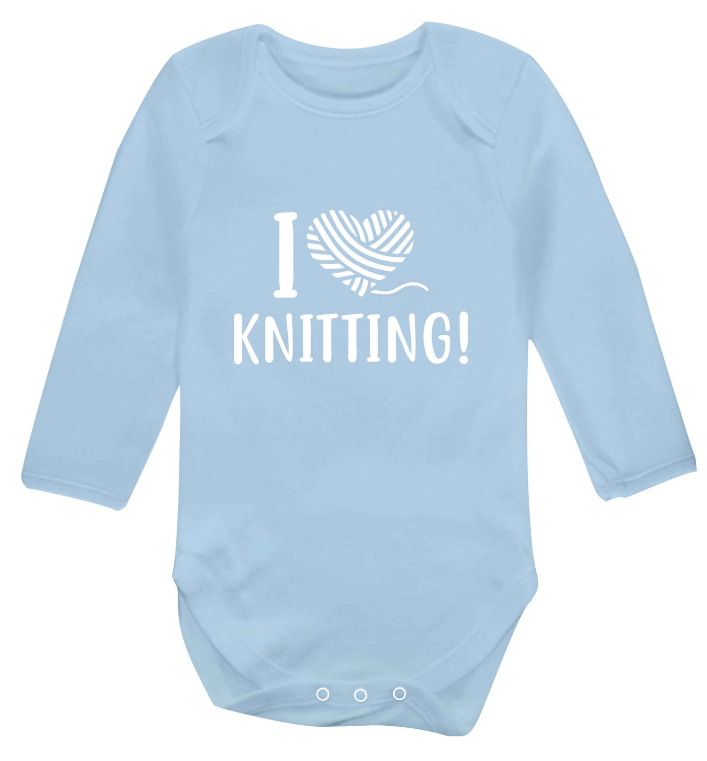 Merry Christmas baby vest long sleeved pale blue 6-12 months